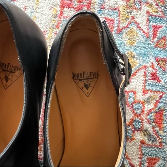 John Fluevog Gracias Side Buckle Shoes w/ Cutout - Picture 11 of 16